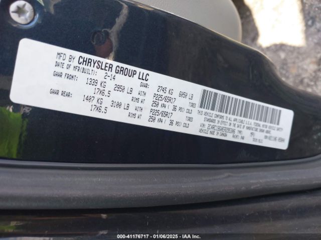 2014 CHRYSLER TOWN & COUNTRY 2C4RC1BG0ER295306 Photo 8