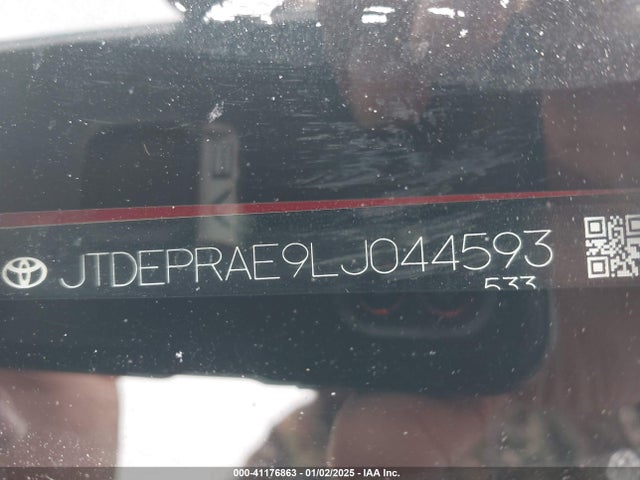 JTDEPRAE9LJ044593 Toyota COROLLA LE