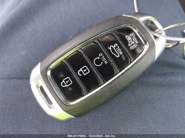 KMHLM4AJ8PU046321 Hyundai Elantra Hybrid Blue