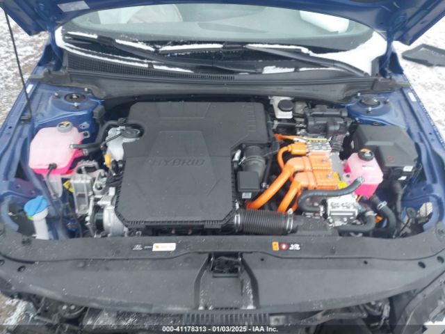 KMHLM4DJ1RU111315 Hyundai Elantra Hybrid Blue