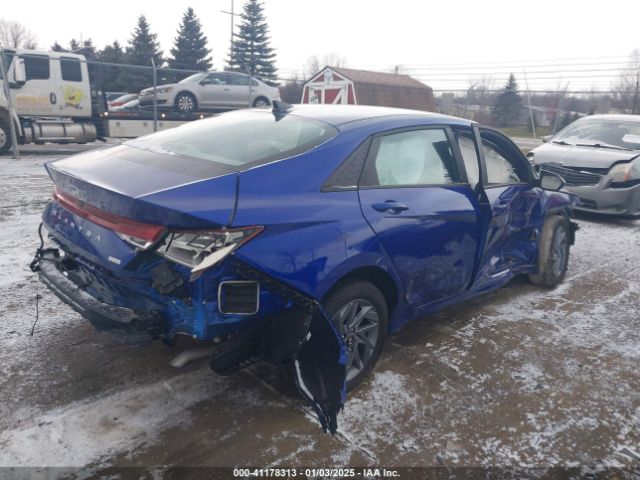 KMHLM4DJ1RU111315 Hyundai Elantra Hybrid Blue