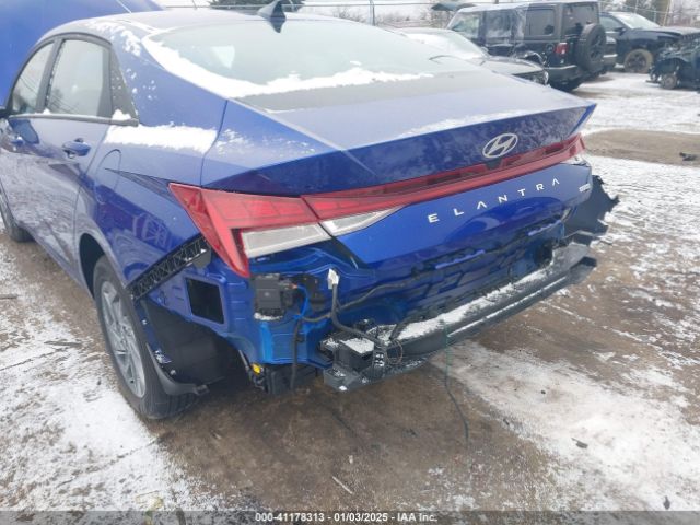 KMHLM4DJ1RU111315 Hyundai Elantra Hybrid Blue