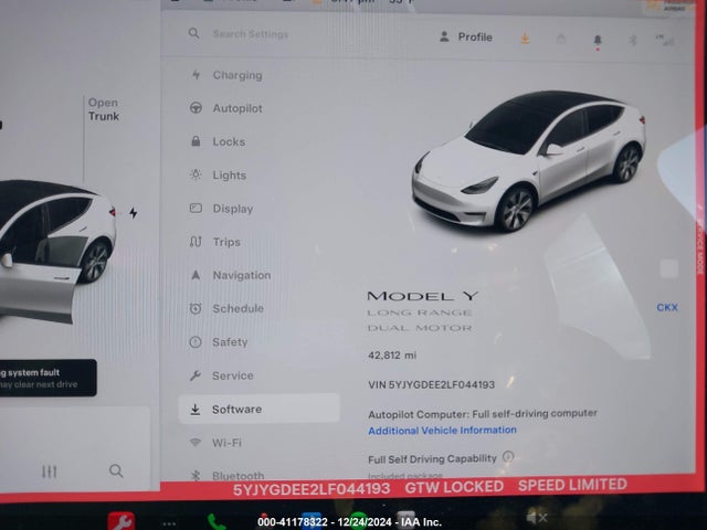 2020 TESLA MODEL Y 5YJYGDEE2LF044193 Photo 6