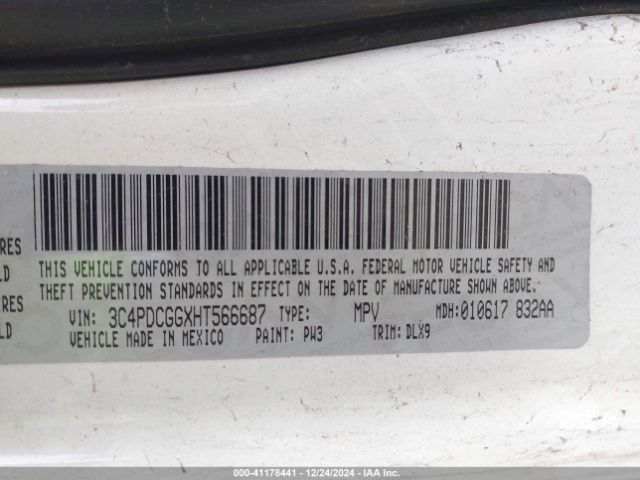 3C4PDCGGXHT566687 Dodge Journey Crossroad Plus
