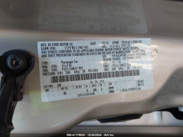 Ford C-max Energi Se 2017 1FADP5EUXHL101598 Image 9