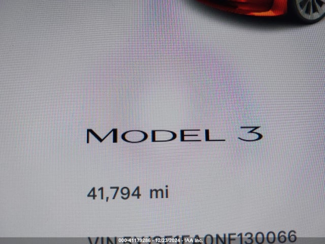 Tesla Model 3 Rear-wheel Drive 2022 5YJ3E1EA0NF130066 Image 15
