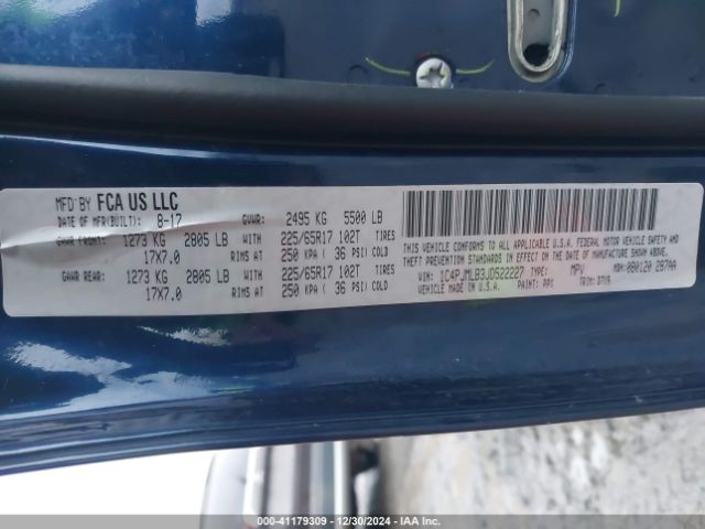 1C4PJMLB3JD522227 Jeep Cherokee Latitude Plus 4x4