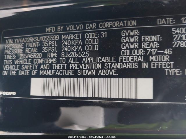 2018 VOLVO XC60 YV4A22RK9J1055599 Photo 8
