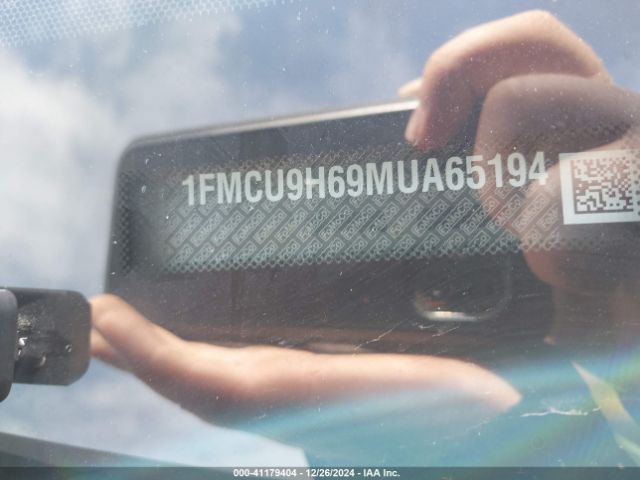 1FMCU9H69MUA65194 Ford ESCAPE SEL