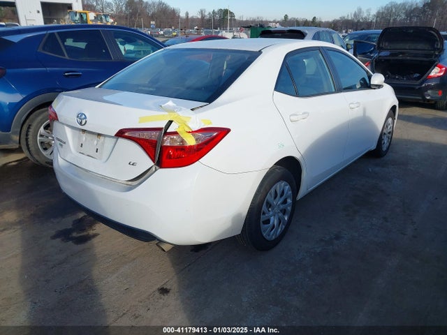 2018 Toyota Corolla L/le/xle/se/xse მანქანა იყიდება აუქციონზე, vin: 2T1BURHE0JC117960, აუქციონის ნომერი: 41179413