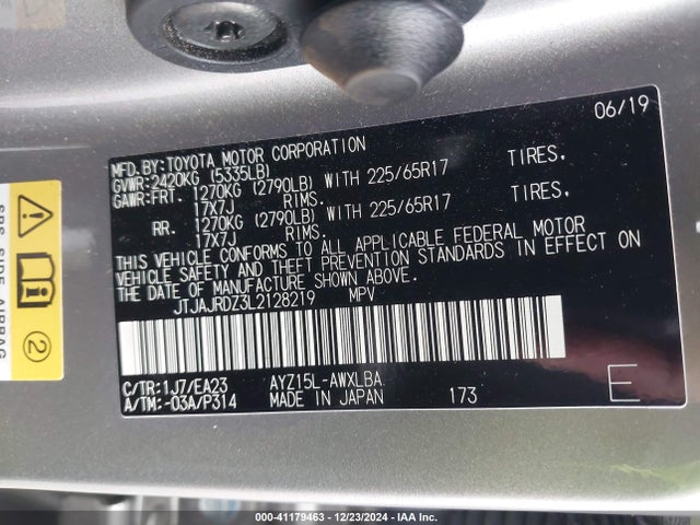 Lexus NX 300H 2020 JTJAJRDZ3L2128219 Image 9