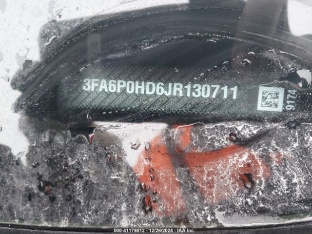 3FA6P0HD6JR130711 Ford FUSION SE