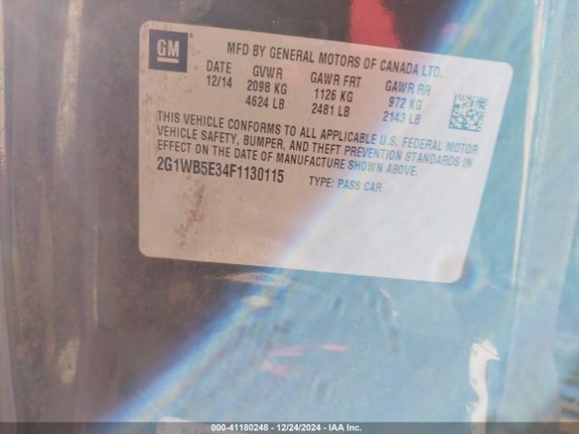 2G1WB5E34F1130115 Chevrolet Impala Limited Lt