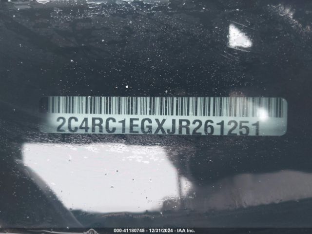 2C4RC1EGXJR261251 Chrysler Pacifica Touring L Plus