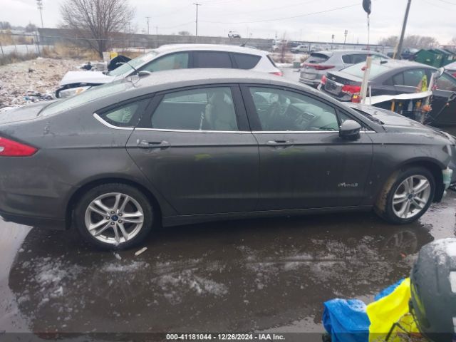 3FA6P0LU9JR173222 Ford Fusion Hybrid Se