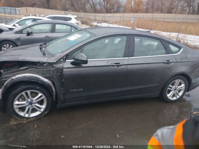 3FA6P0LU9JR173222 Ford Fusion Hybrid Se