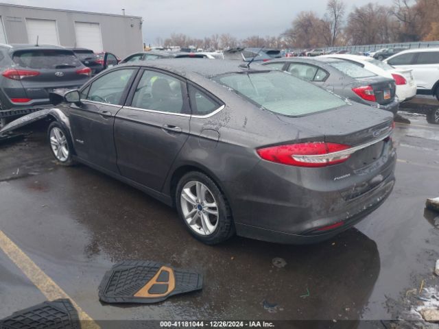 3FA6P0LU9JR173222 Ford Fusion Hybrid Se