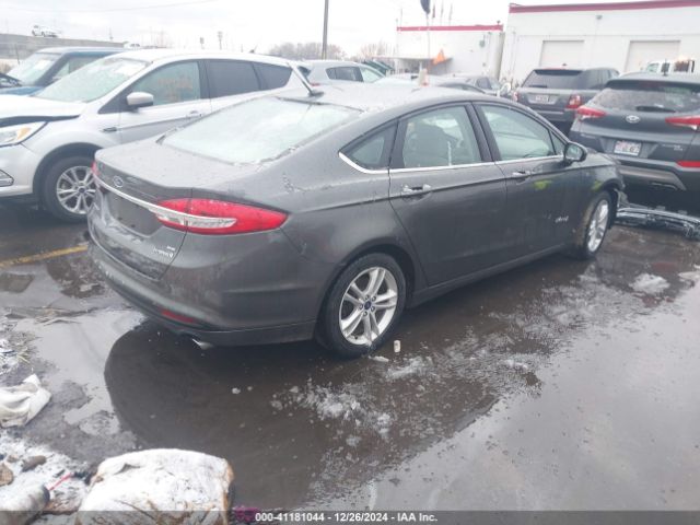 3FA6P0LU9JR173222 Ford Fusion Hybrid Se