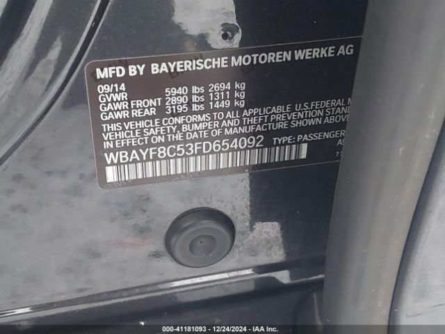WBAYF8C53FD654092 BMW 750li Xdrive