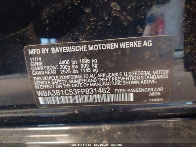 WBA3B1C53FP831462 BMW 320i