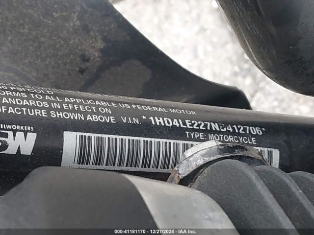 2022 HARLEY-DAVIDSON XL883 1HD4LE227NB412706 Photo 9