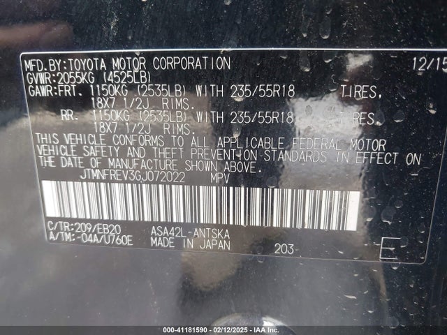 Toyota RAV4 SE 2016 JTMNFREV3GJ072022 Image 9