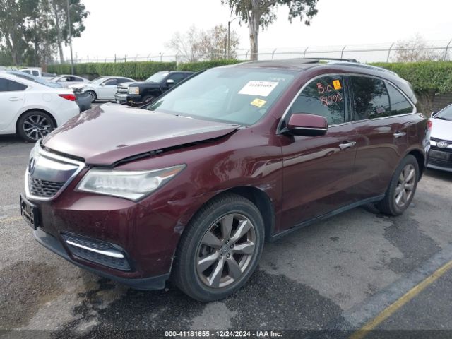 5FRYD3H8XEB012067 Acura Mdx Advance Pkg W/entertainment Pkg