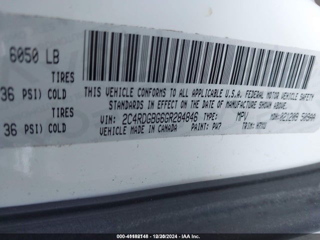 Dodge Grand Caravan Se 2016 2C4RDGBG6GR284846 Image 9