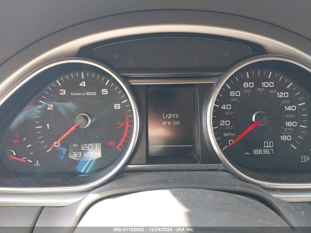41182602 :رقم المزاد ، WA1AGBFE8CD000317 vin ، 2012 Audi Q7 3.0t Premium مزاد بيع