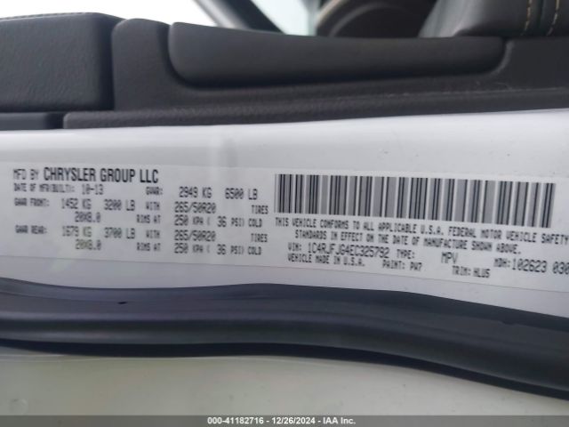1C4RJFJG4EC325792 Jeep Grand Cherokee Summit