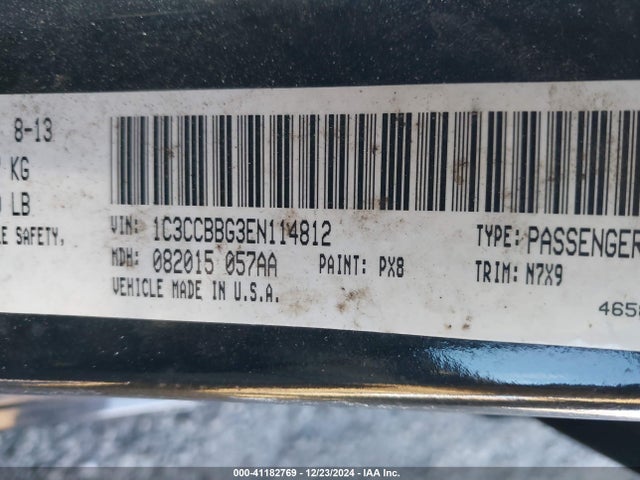 1C3CCBBG3EN114812 Chrysler 200 Touring