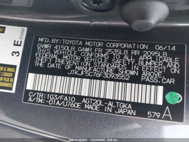 JTKJF5C76F3093552 Scion TC