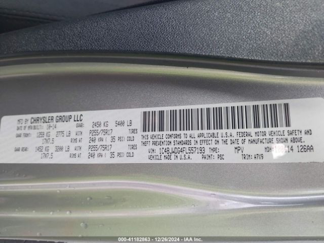 1C4BJWDG4FL557193 Jeep Wrangler Unlimited Sport