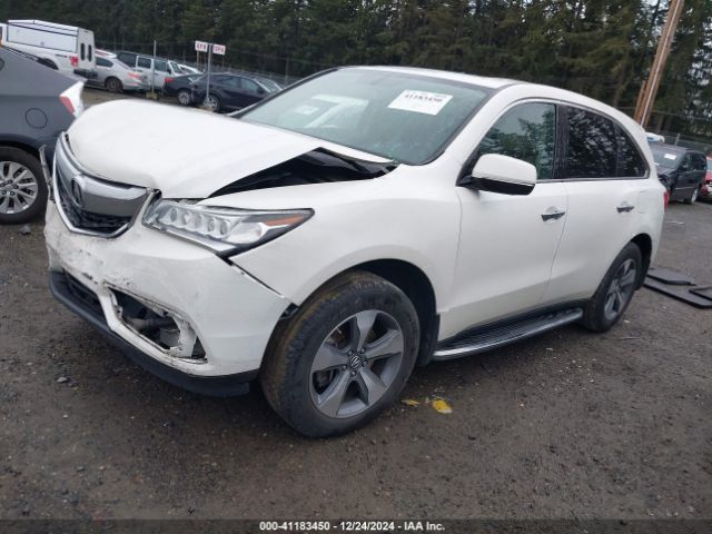 5FRYD4H21GB047262 Acura Mdx Acurawatch Plus Package