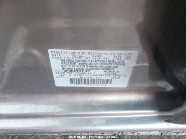 Nissan Versa 1.6 Sv 2016 3N1CN7APXGL911973 Image 9