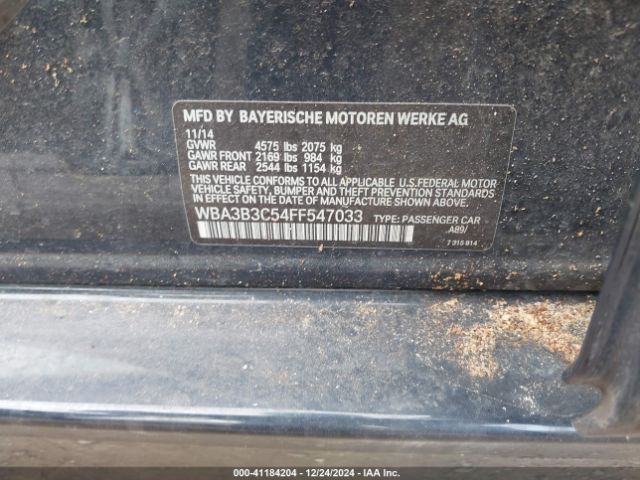 WBA3B3C54FF547033 BMW 328i Xdrive