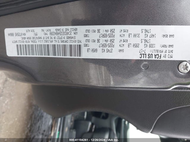Dodge Grand Caravan Gt 2017 2C4RDGEG5HR842280 Image 9