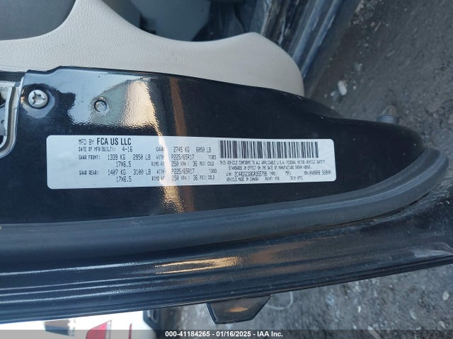 2C4RDGCG8GR355799 Dodge Grand Caravan Sxt