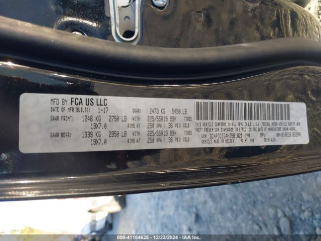 3C4PDCEG4HT581821 Dodge JOURNEY GT