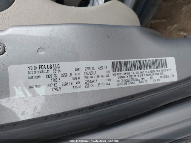2C4RDGBG3FR649515 Dodge Grand Caravan American Value Pkg