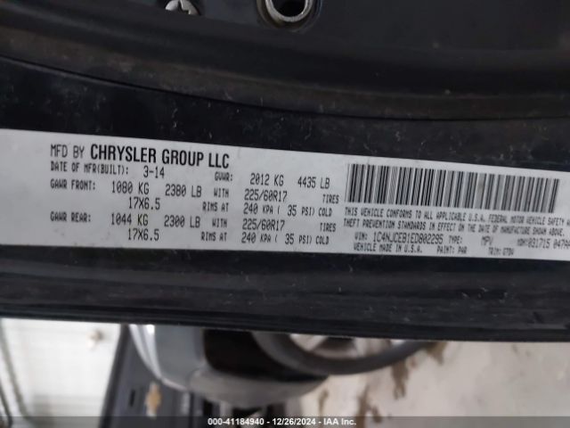 1C4NJCEB1ED802295 Jeep Compass Latitude
