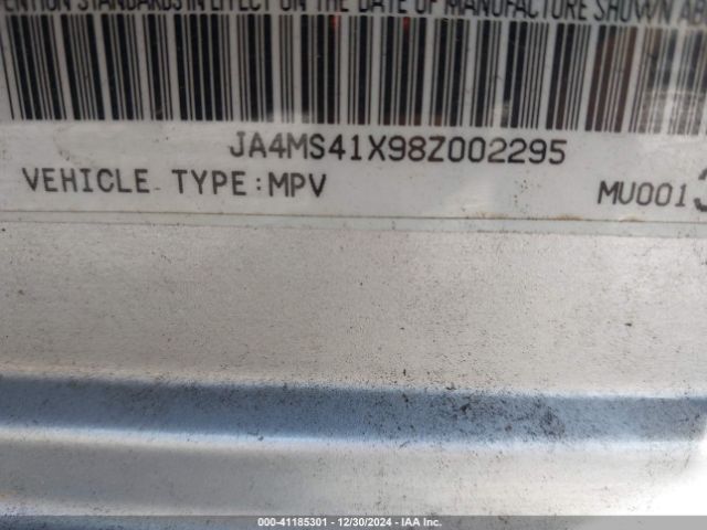 2008 MITSUBISHI OUTLANDER JA4MS41X98Z002295 Photo 8