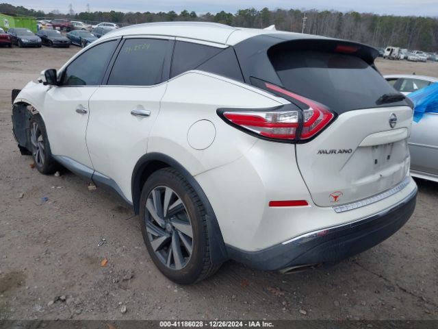 5N1AZ2MH0FN205749 Nissan Murano Platinum