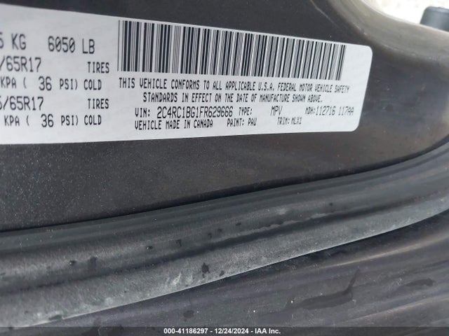2C4RC1BG1FR629666 Chrysler Town & Country Touring