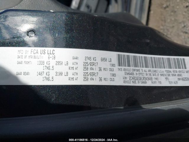 2C4RDGEG0JR343408 Dodge Grand Caravan Gt