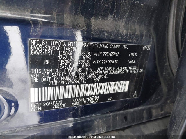 Toyota Rav4 Xle 2023 2T3P1RFV8PW386742 Image 9