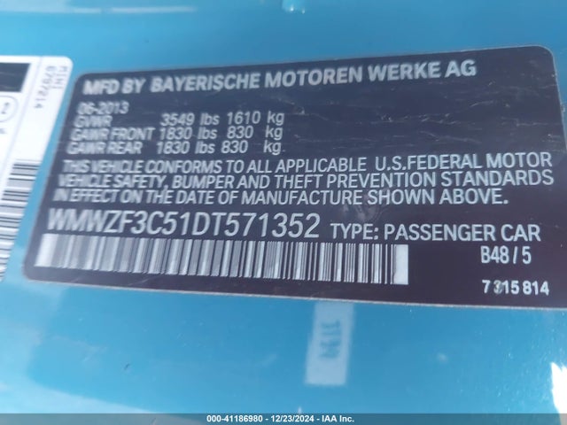 2013 MINI CLUBMAN WMWZF3C51DT571352 Photo 8