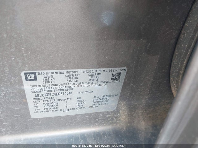 Chevrolet Silverado 2014 3GCUKSEC4EG374043 Image 22