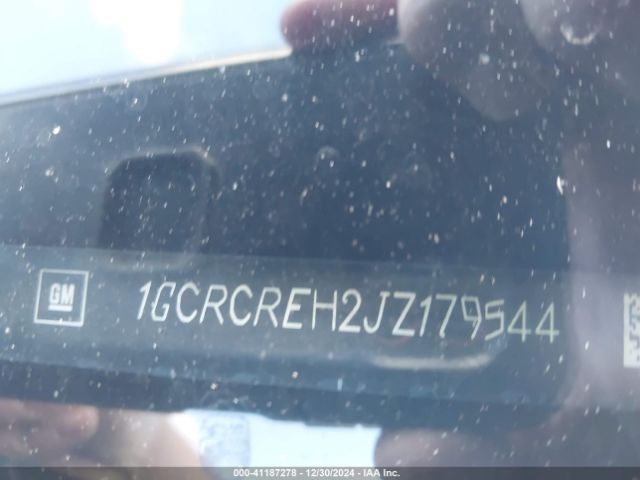 1GCRCREH2JZ179544 Chevrolet Silverado 1500 1lt