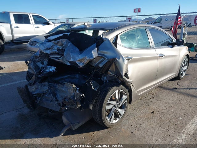 Hyundai Elantra Limited 2014 5NPDH4AE0EH485889 Image 4